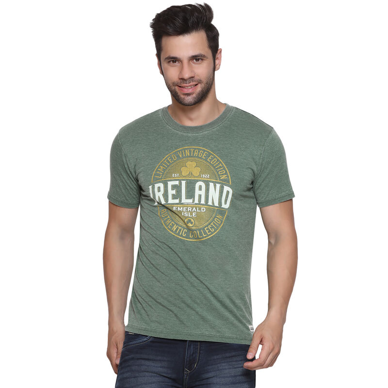 Limited Vintage Edition Ireland Unisex T-shirt - Burnout Green